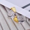 Прозрачные смоляные серьги-капли воды для женщин и девушек. Простые, универсальные, модные, персонализированные ювелирные аксессуары. Подарки.