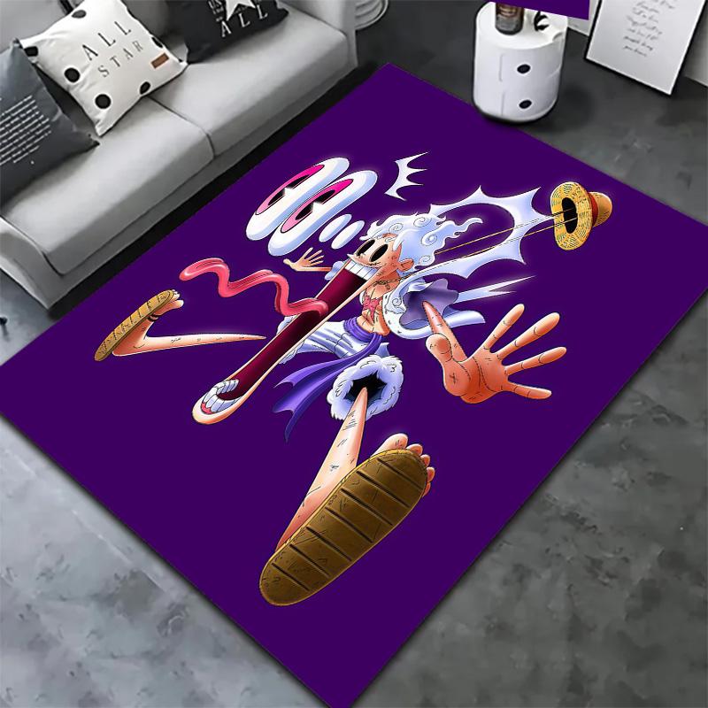 One Piece Gear Carpet Rug For Living Room Bedroom Home Sofa Decoration Kids Play Nonslip Floor Mat