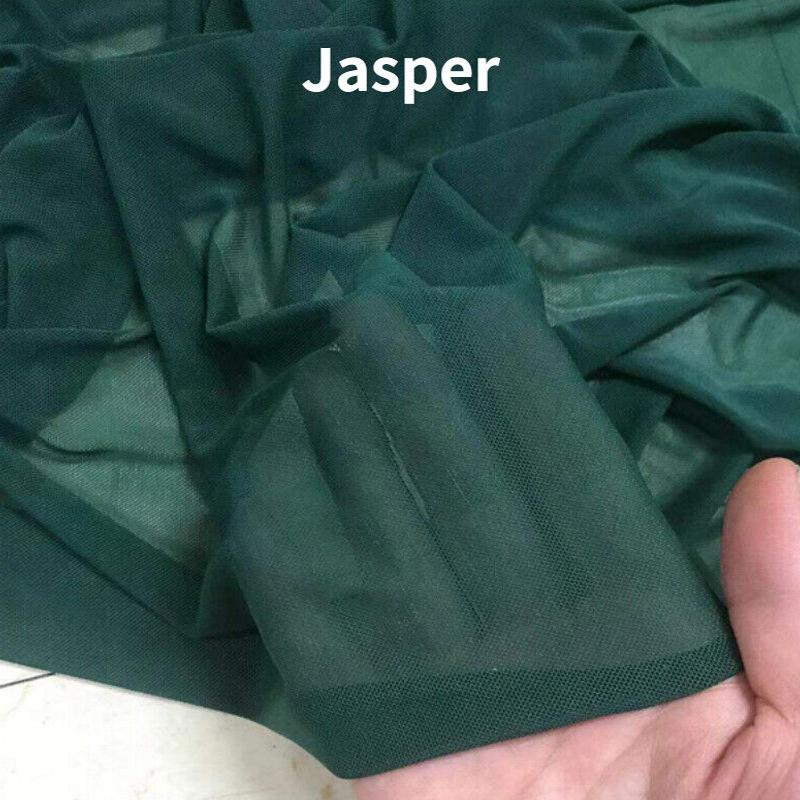 4 Way Stretch Nylon Spandex Mesh Fabric 20D Super Thin High Elastic Encrypted Tulle Gauze Net Fabric For Diy Sewing Material