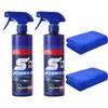 Покрытие автомобиля Высокое простое и профессиональное покрытие Уход за автомобилем Царапины автомобиля Осветляют Быстрое покрытие Автомобильный воск Полировальный спрей для всех пятен от воды