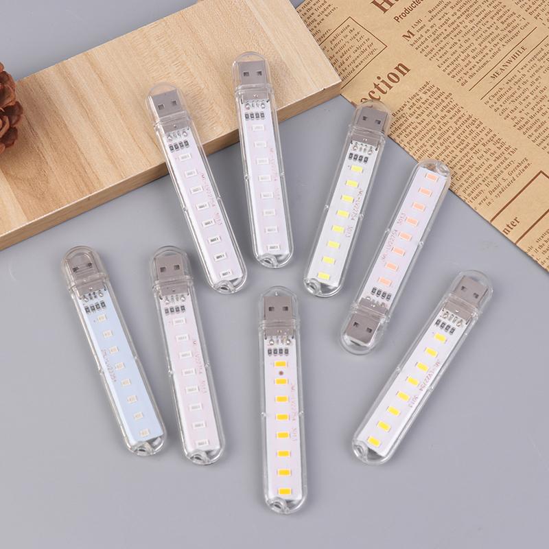 Мини Usb светодиодный светильник для чтения книг DC5V ультра яркий светильник для чтения книг 8 светодиодов портативный прикроватный светильник для портативного компьютера портативный ноутбук