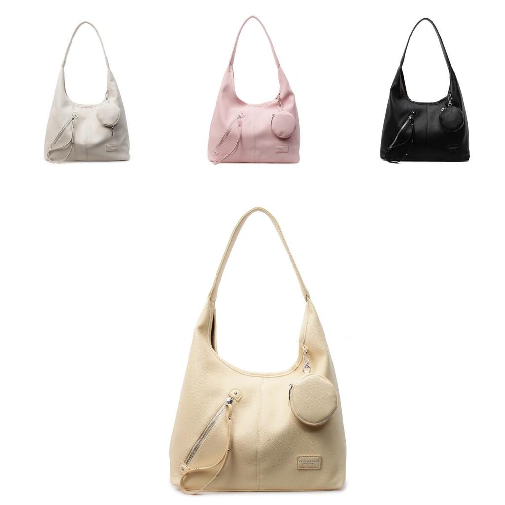 Minimalist Pu Bag For Women With Magnetic Closure And Inner Zipper Pocket
