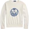 Polo Ralph Lauren Graphic Print Loose Fit Crew Neck Long Sleeve Sweatshirt Men Sweatshirt White 100040448