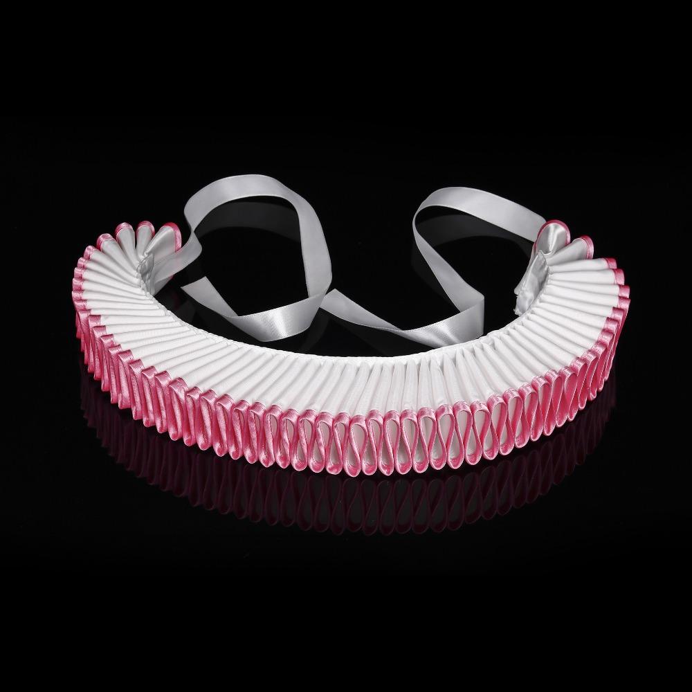 Винтажный Цирковой Клоун Воротник-жабо Викторианский Костюм Ренессанс Накладной Воротник Косплей