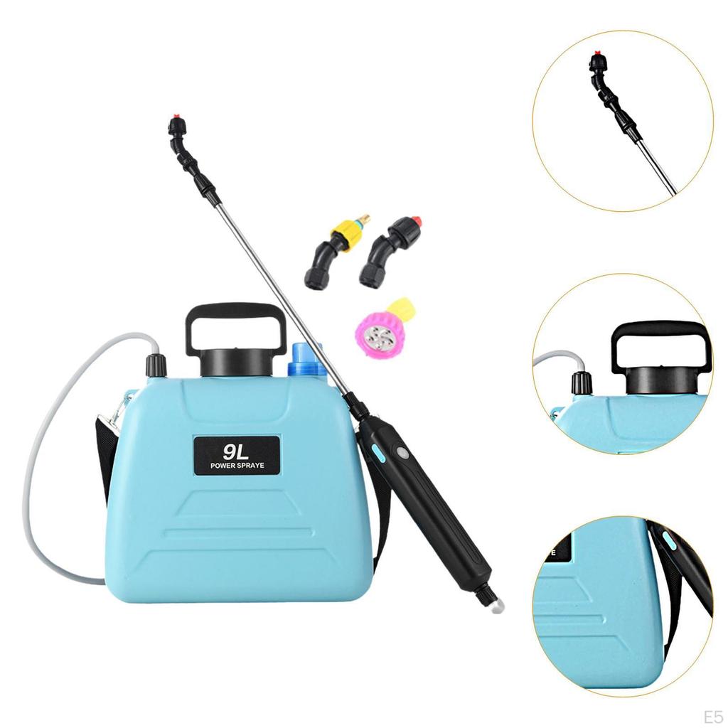 Электрический садовый опрыскиватель с распылительными насадками для газона и домашнего хозяйства