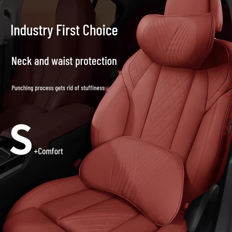 BMW Headrest & Lumbar Support: 5 & 7 Series Neck Pillow and Waist Pad