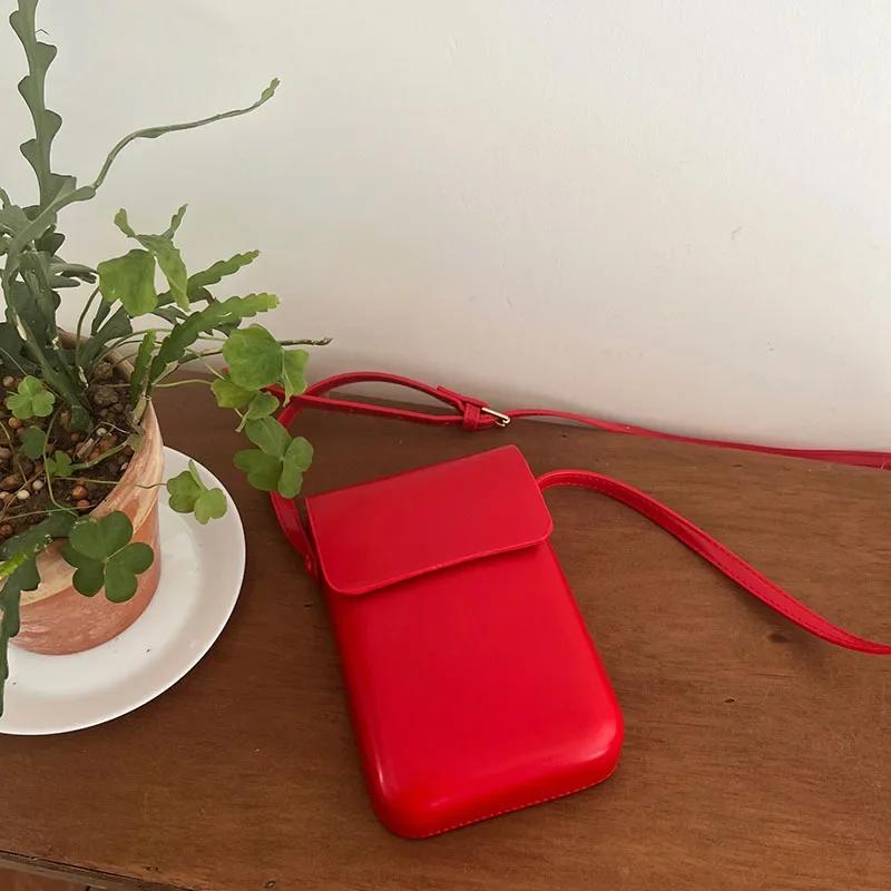Сумки через плечо с клапаном, женские кожаные кошельки и сумки для девочек, женские сумки для телефонов, простые, однотонные, дизайнерские сумки