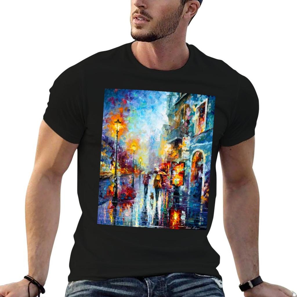 Melody of Passion Leonid Afremov TShirt Comfortable Work Wear Tee