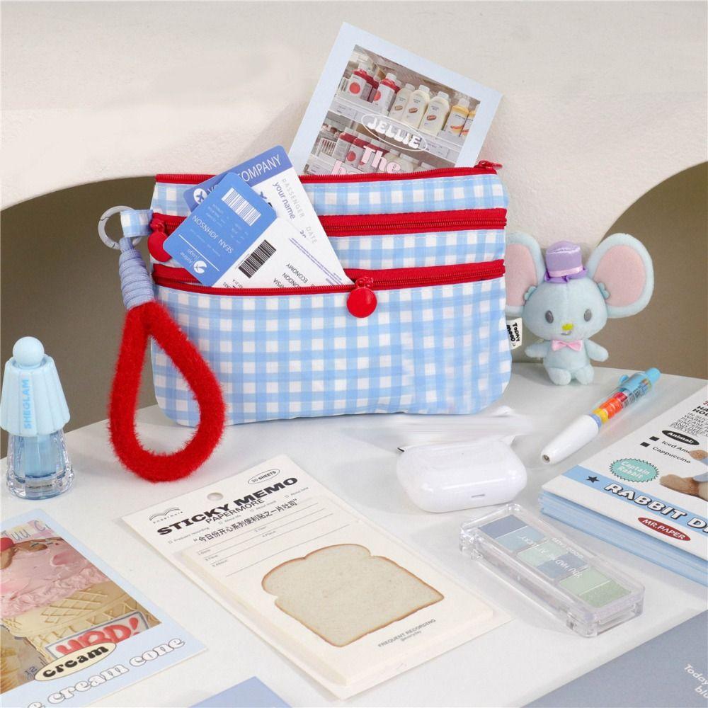 3 Layer Portable Passport Bag Multiple Card Slots Travel Storage Passport Clip Licenses