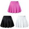 Kids Girls Solid Color Athletic Skirts with Shorts High Waist Pleated Sport Skirt for Tennis Workout
