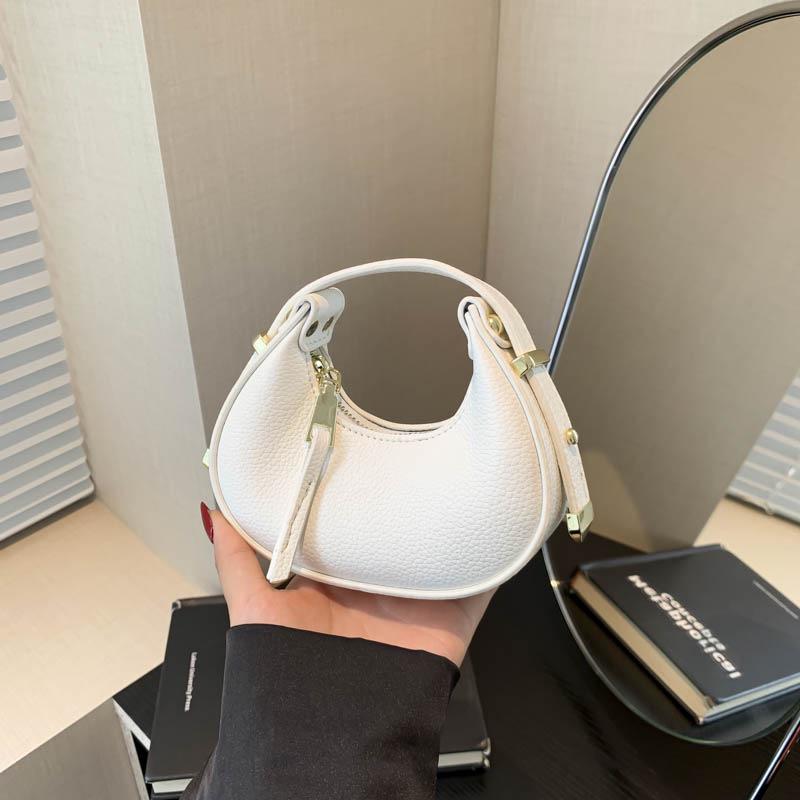 2024 Женская Высококлассная Сумка-пельмень полумесяцем: Универсальная, Популярная, Маленькая Сумочка