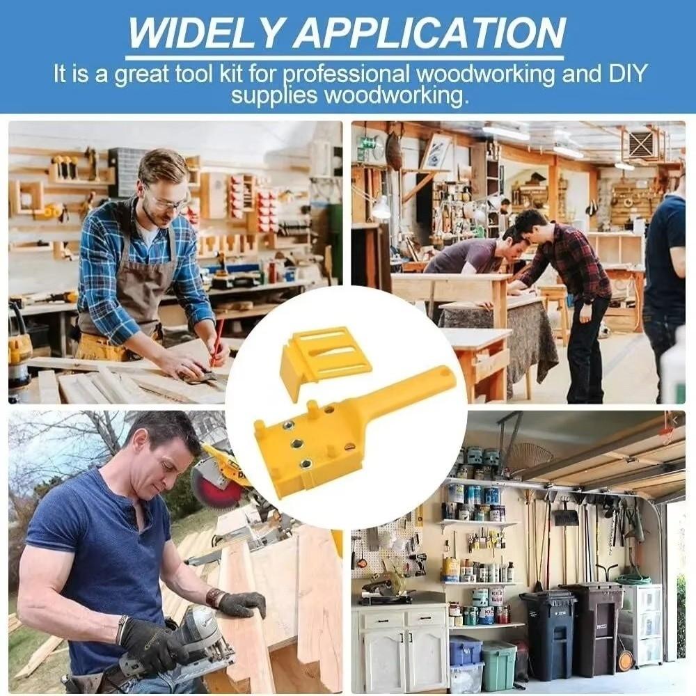 Набор сверл для косого сверления 6/8/10 мм Ручной инструмент Профессиональный столярный дюбельный кондуктор для сверления