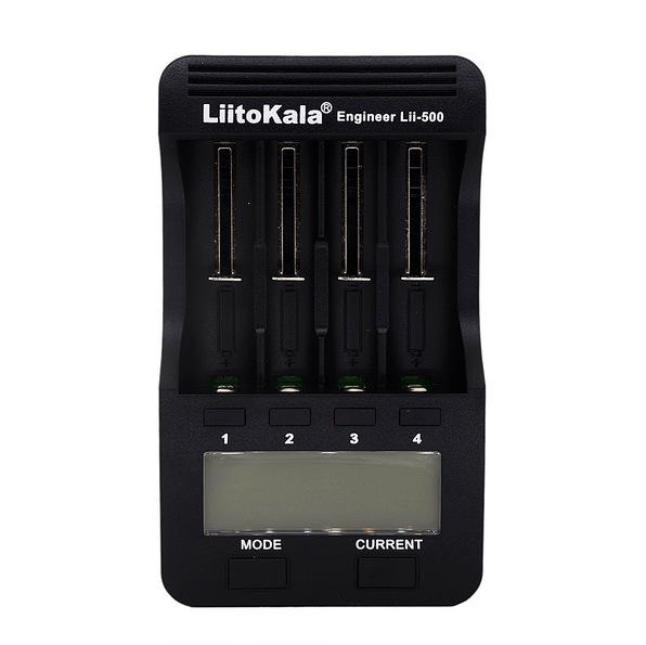 LiitoKala Lii-500 Зарядное устройство и тестер емкости литиевых аккумуляторов для батарей 18650/26650