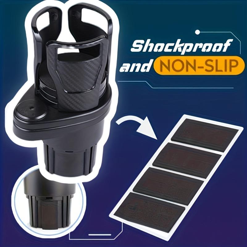 Регулируемый автомобильный подстаканник-расширитель с двумя подстаканниками, держателем для телефона и органайзером для ароматерапии — идеальный подарок на любой случай