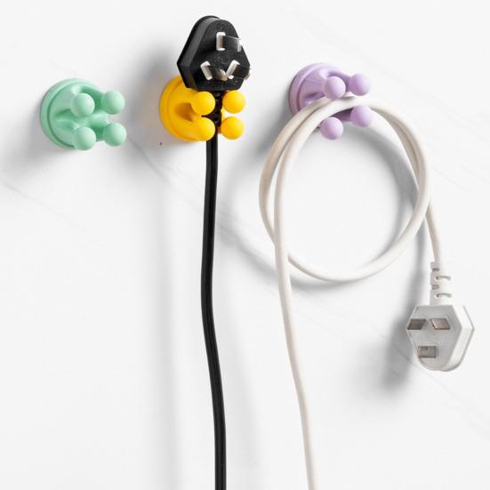 4шт силиконовый держатель для зубных щеток многофункциональные крючки простая установка самоклеящиеся одинарные крючки для зубных щеток