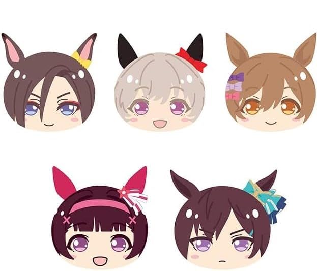 Талисман Uma Musume Pretty Derby Omanju Nigi Nigi, 8 коробок из 5 штук