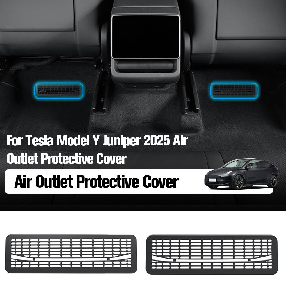Для Tesla Model Y 2025 Juniper Защитная крышка заднего воздуховода Защита от засорения Решетка воздуховода Аксессуары H1W6