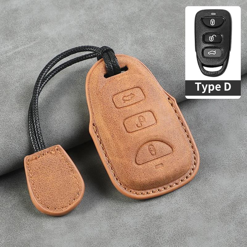 BTNPY1 5 Buttons Leather Car Key Case Cover Shell for Kia Telluride Telluride SX 2021 Sportage R 2022 K5 GT Line 2021 Seltos 2020