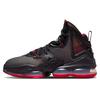 LeBron 19 Bred Men Sneakers Black University-Red CZ0203-001