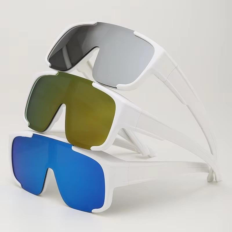 Non-polarized Oversized Fit Over Sunglasses for Women Men Trendy Square Shades for Driving Riding Riding That Can Be Worn Over Other Glasses