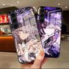 Чехол для телефона Honkai Star Rail Herta для Samsung S25 Edge Ultra S23 S22 S21 S20 Ultra Plus S24 Fe A54 A53 A25 A16 A14 Стеклянная крышка