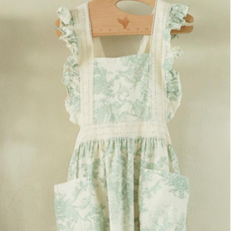 Shop Women S Frill Floral Lace floriSt Apron Mint Ena Wap 0761