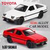 Toyota Ae86 Toyota Изысканная Подвесная Модель Классический Автомобиль Статическая Модель Автомобиля Коллекция Литых под Давлением Моделей Автомобилей из Сплава Подарок
