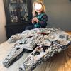 Совместимый с Lego Star Wars Millennium Falcon Модель-игрушка серии блоков, 1 июня