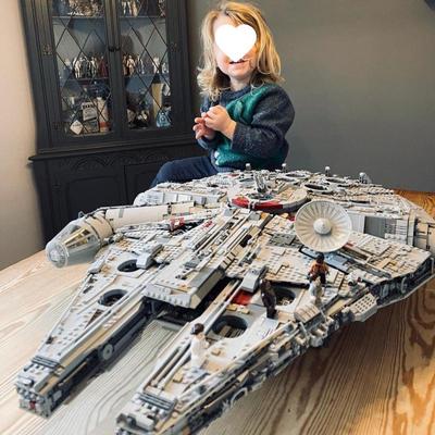 Совместимый с Lego Star Wars Millennium Falcon Модель-игрушка серии блоков, 1 июня