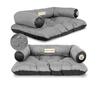 Манеж KINGDOG SOFA для собаки, водонепроницаемый, СЕРЫЙ, 2 размера L XL, современный вид