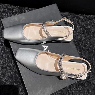 Туфли на блочном каблуке, модные женские туфли, бежевые босоножки на каблуке с пряжкой и ремешком, Мэри Джейн, массивные, роскошные, удобные, черные, для девочек, новые, высокие и низкие