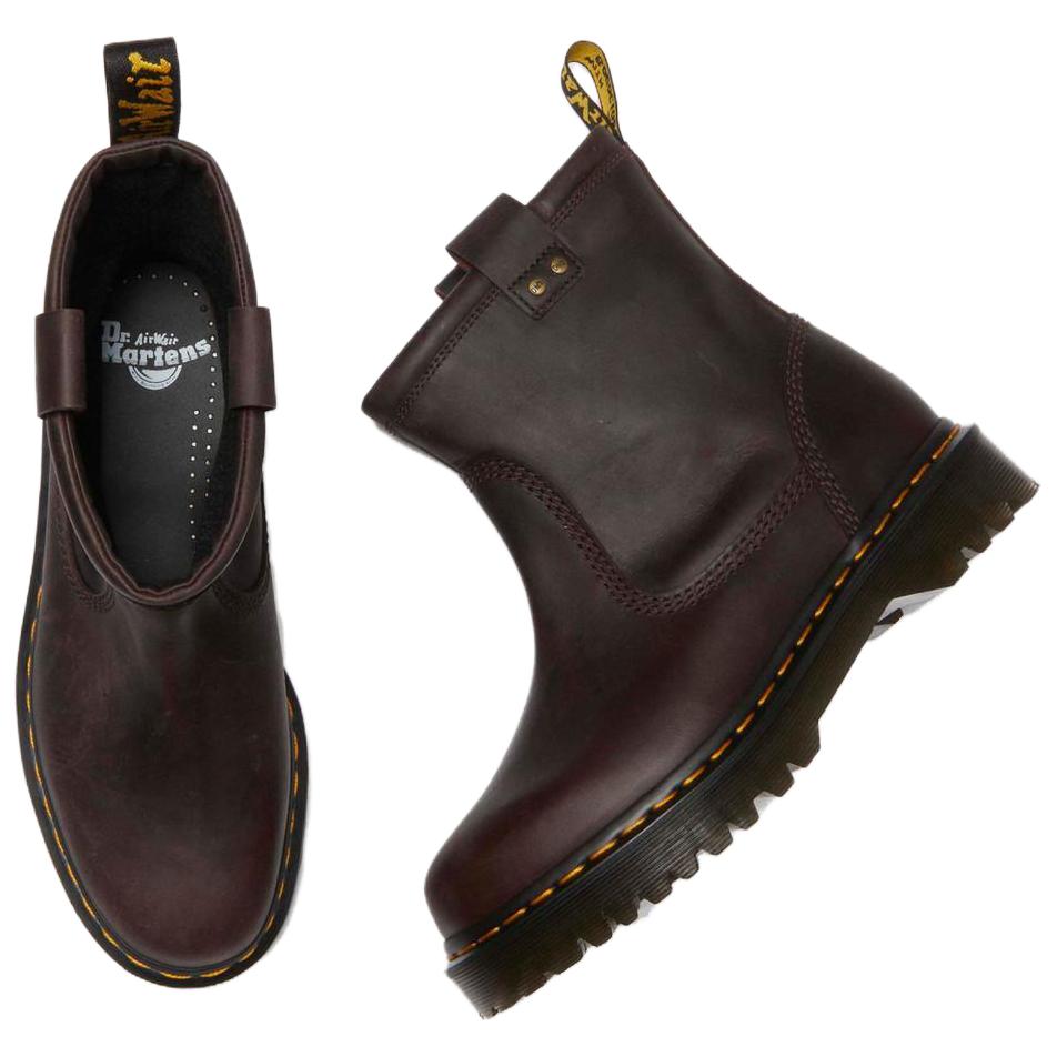 Dr. Martens Кожаные Повседневные Универсальные Простые Удобные Ботильоны Мужские ботильоны Темно-коричневые 31880201
