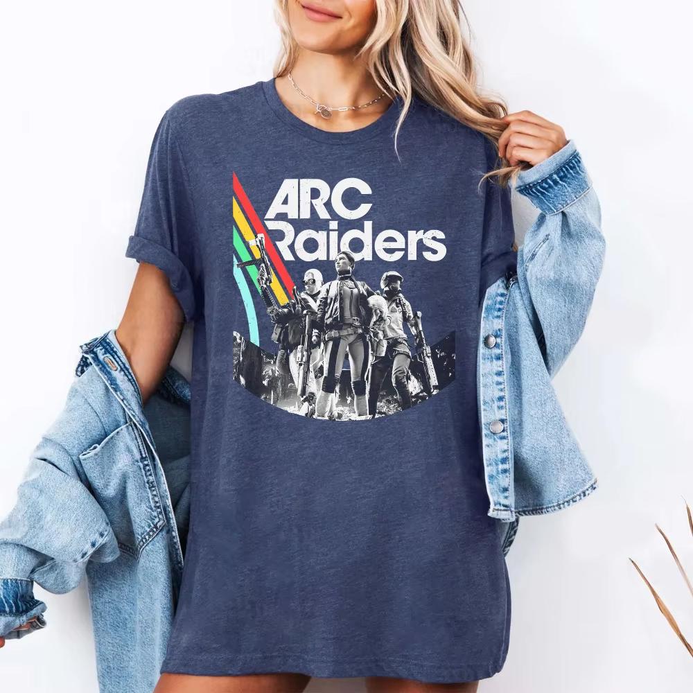 Arc Raiders Shirt Video Game Tee ds Graphic Clothing Graphic Short Sleeve Shirt Unisex Unisex WOMEN AllSeason Ins Yk