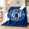 Фланелевое одеяло с принтом Hertha BSC FC Теплое и уютное покрывало для кровати для домашнего декора
