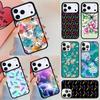 Цветочный Радужный Чехол для Телефона с Стрекозой Для iPhone 17 Air 14 15 13 12 Max Чехол Для Apple 14 15 16 16e 11 Pro Max Plus Coque