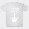 T Shirt Women Namaste Witches Funny Yoga Halloween Tshirt Harajuku Print Kawaii Tshirt Summer Short Sleeve Female T-Shirt Top Tee