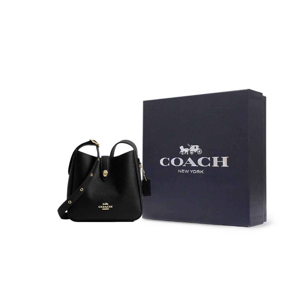 Coach Женская сумка через плечо Hadley 20 из кожи Черный CAL60-IMBLK