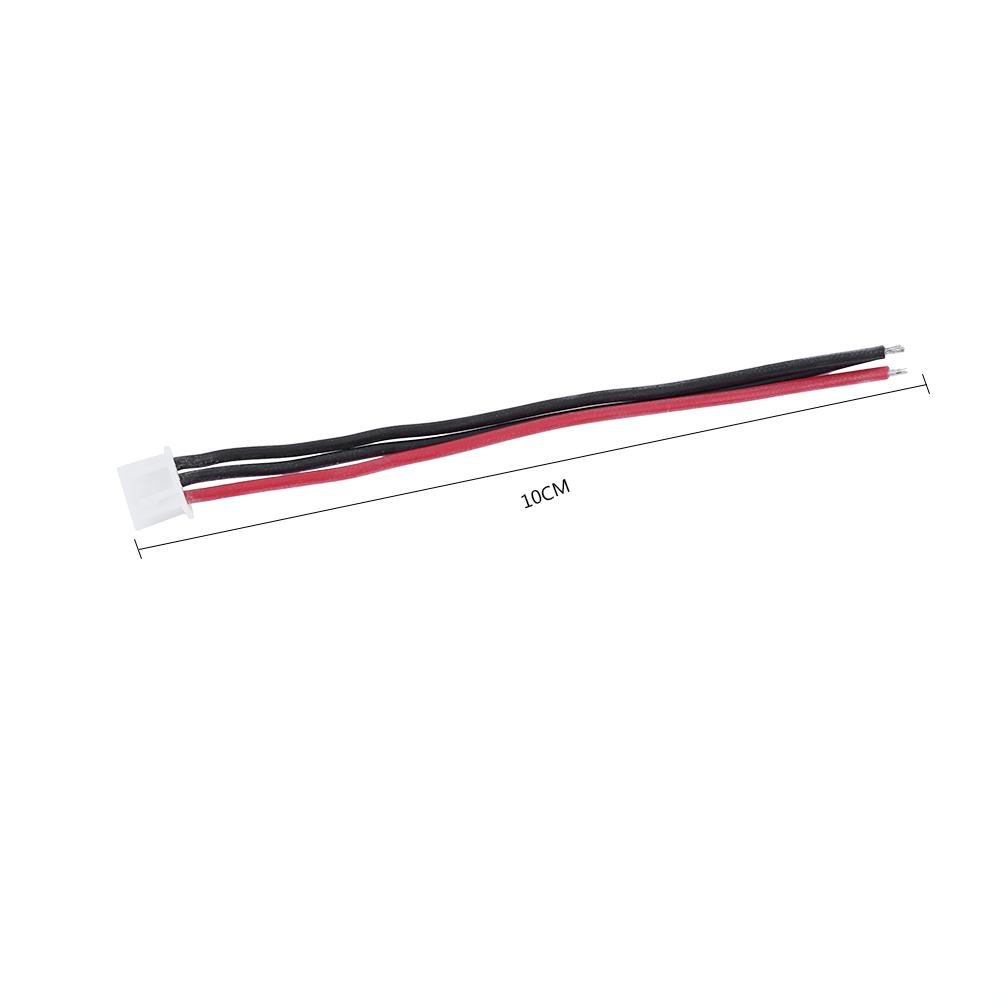 10pcs 10cm 22AWG 2-6S Balance Charger Connector Silicone Cable Adapter Plug