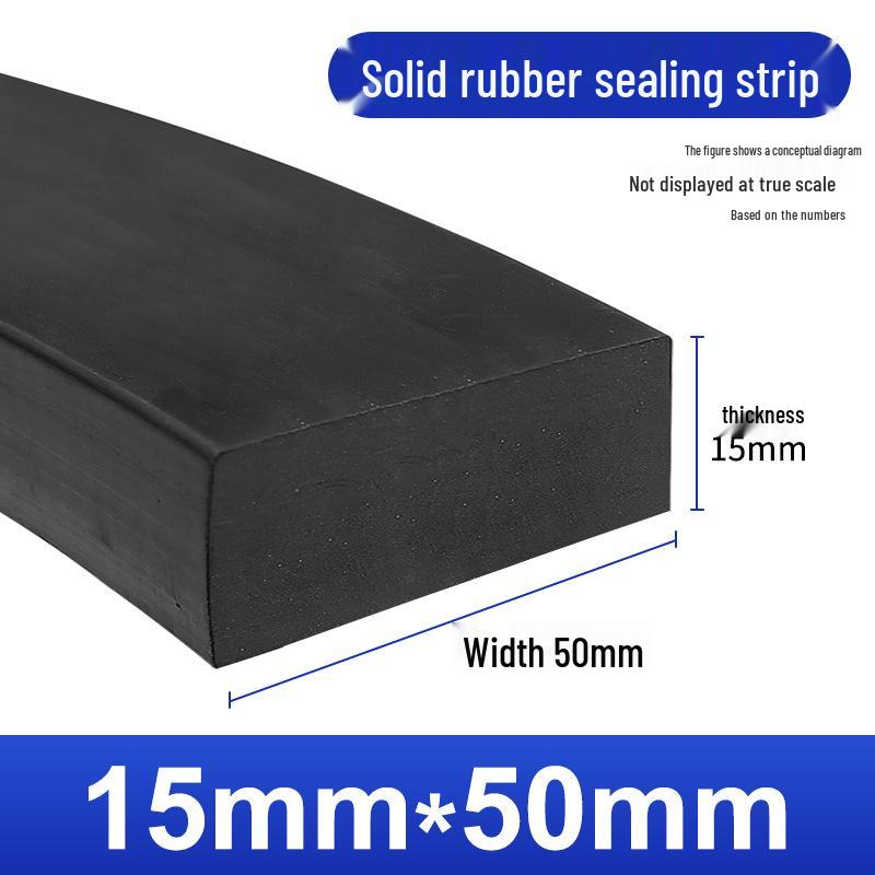 Nitrile Rubber Strip: Oil & Pressure-Resistant Shock Absorbing Glass Pad for Sealing & Joint Support