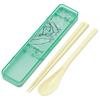 Chopsticks and Spoon Set, Bento Box, Adult, Antibacterial, Combo Set, 18cm, Non-Clinking, Made In Japan, Disney, Peter Pan, Tinker Bell, CCS3SA