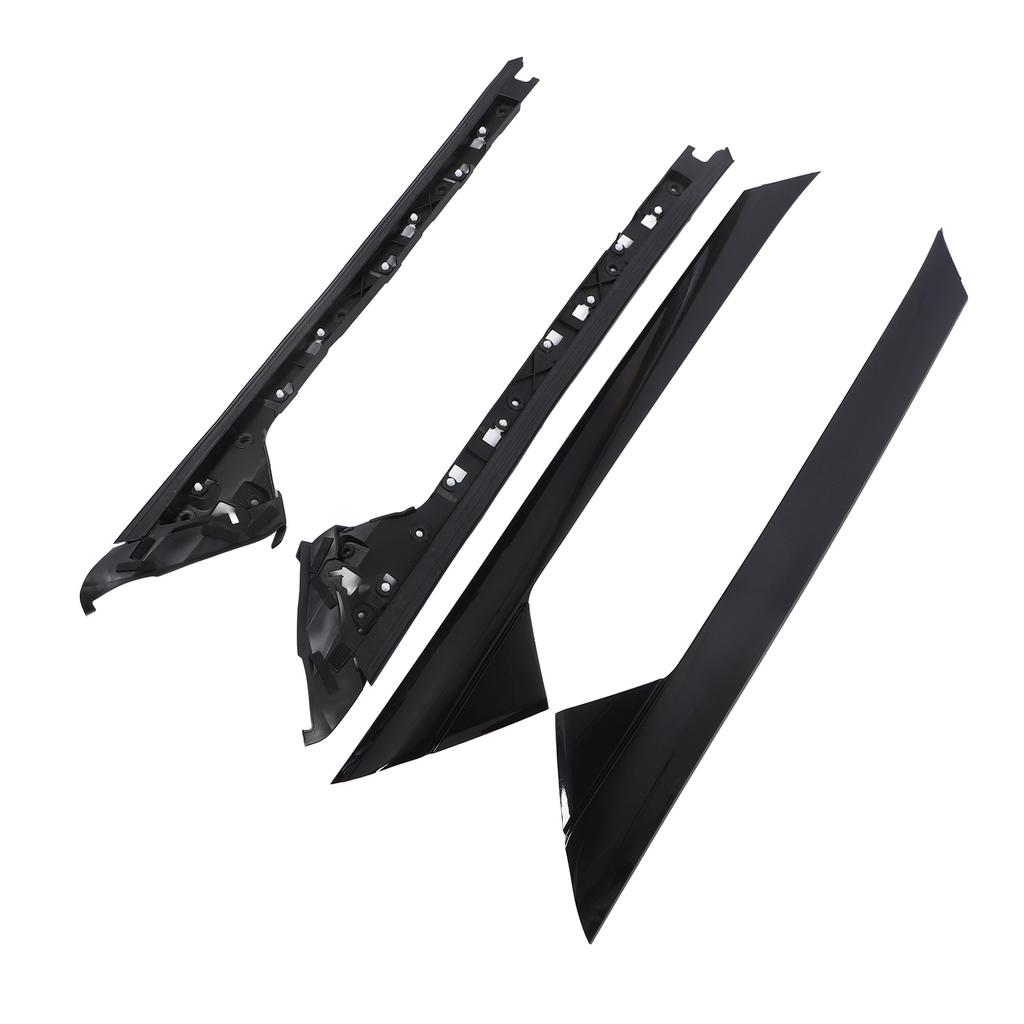 Windshield A Pillar Molding Trim Set BB5Z 7803144 AB Outer Inner Driver and Passenger Side Replacement for Explorer