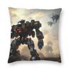 Battletech Mechwarrior Pillowcase Polyester Linen Velvet Printed Zip Decor Home Cushion Case 45X45