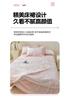 Sleeping grid cooling bean PE polymer cool feeling lace bed skirt cooling mat three piece set