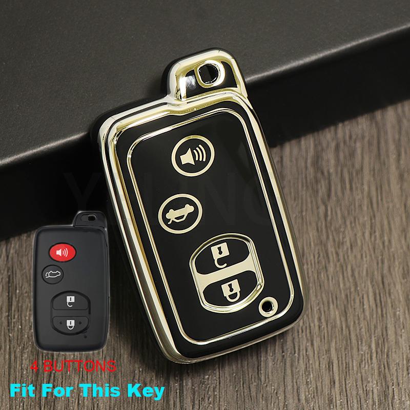 Чехол для ключа из ТПУ для Toyota Camry Kluger Mark X Subaru Foreste XV Crown Majesta Highlander Land Cruiser Prado Защита