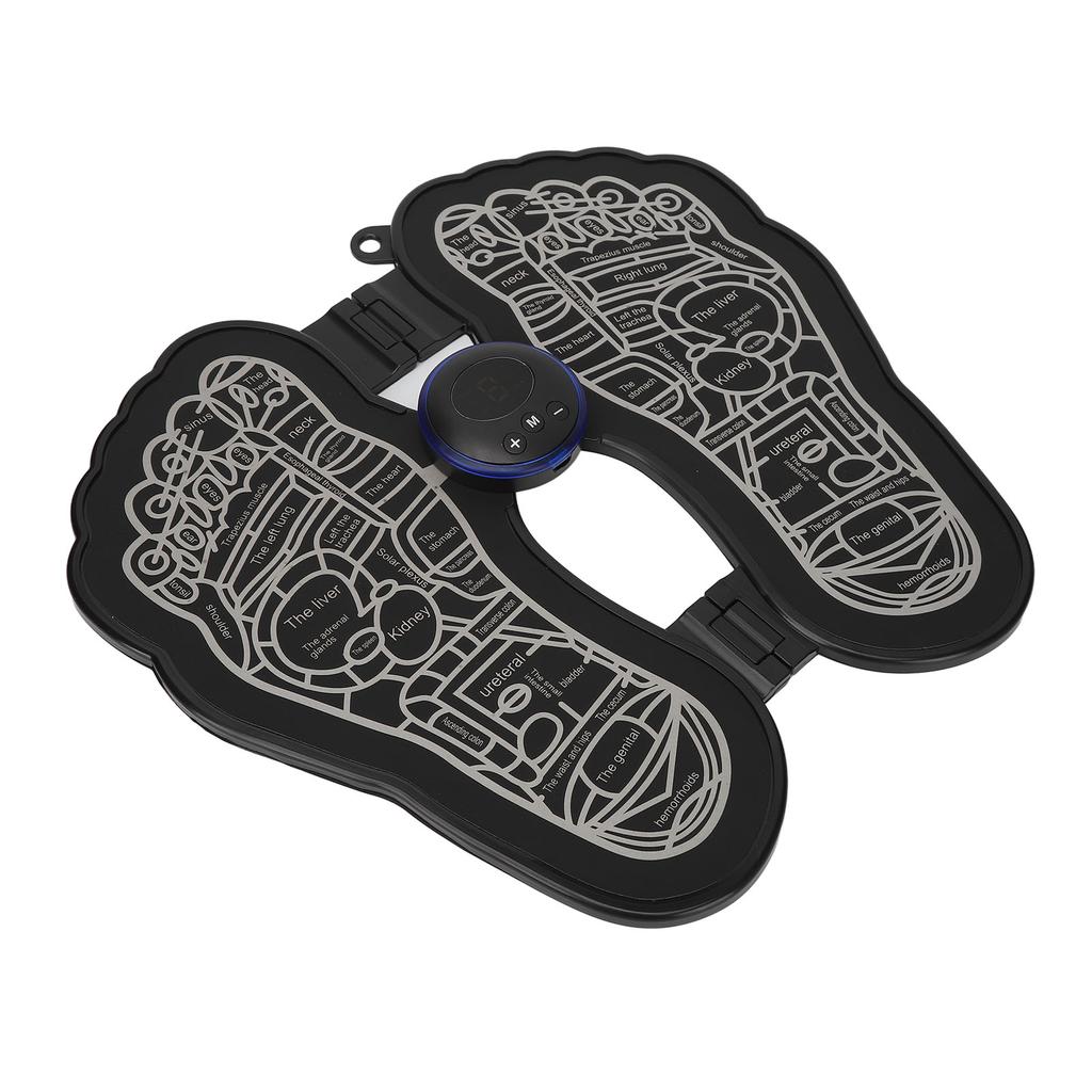 Электрический EMS-массажер для ног, перезаряжаемый массажер для мышц ног, подушка для снятия усталости