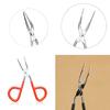 Practical Flat Tip Eyebrow Tweezer Clamp Clipper Makeup Scissor Hair Removal Tool