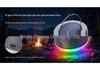 Многофункциональный RGB-фонарь: Кемпинговый фонарь, активируемый звуком, меняющий цвет, управляемый голосом