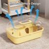Transparent Hamster Cage Ventilation Small Animals Cages  for Gerbils Hedgehog