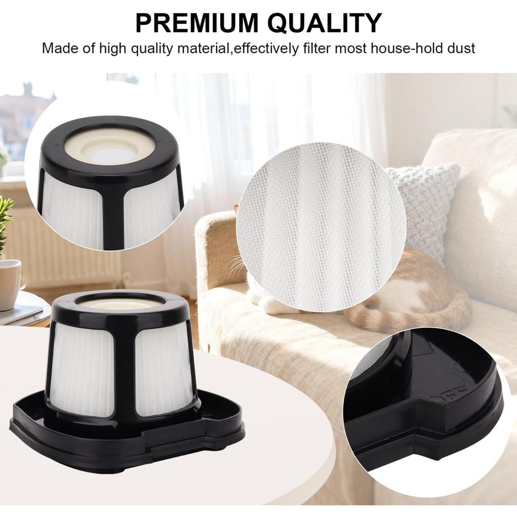 Hepa Filter Replacement Compatible with Bissell Pet Hair Eraser Hand Vacuum 2390A, 2284W, 2390, 2579, 2389, Part # 1614212 1614203