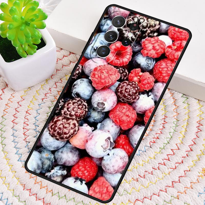 Ягоды Летние Фрукты Сладкий Чехол для Телефона для Samsung Galaxy note 10 pro S26 Ultra S23 S24 FE S25 S21 S22 PLUS противоударный Чехол